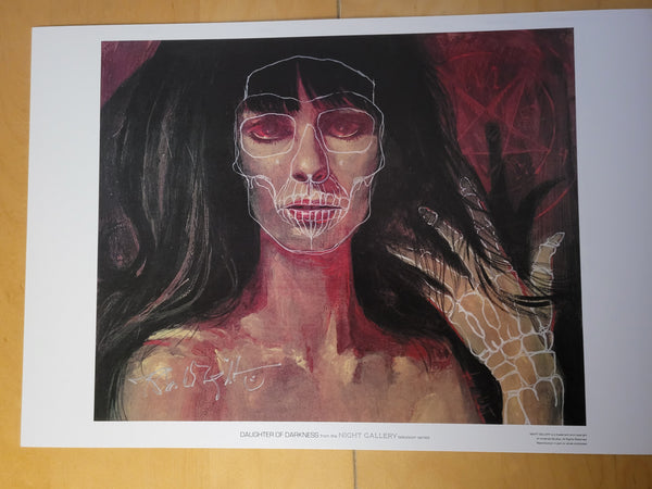 Daughter of Darkness 13" x 19" Print Autographed by Night Gallery artist Tom Wright (Copy)