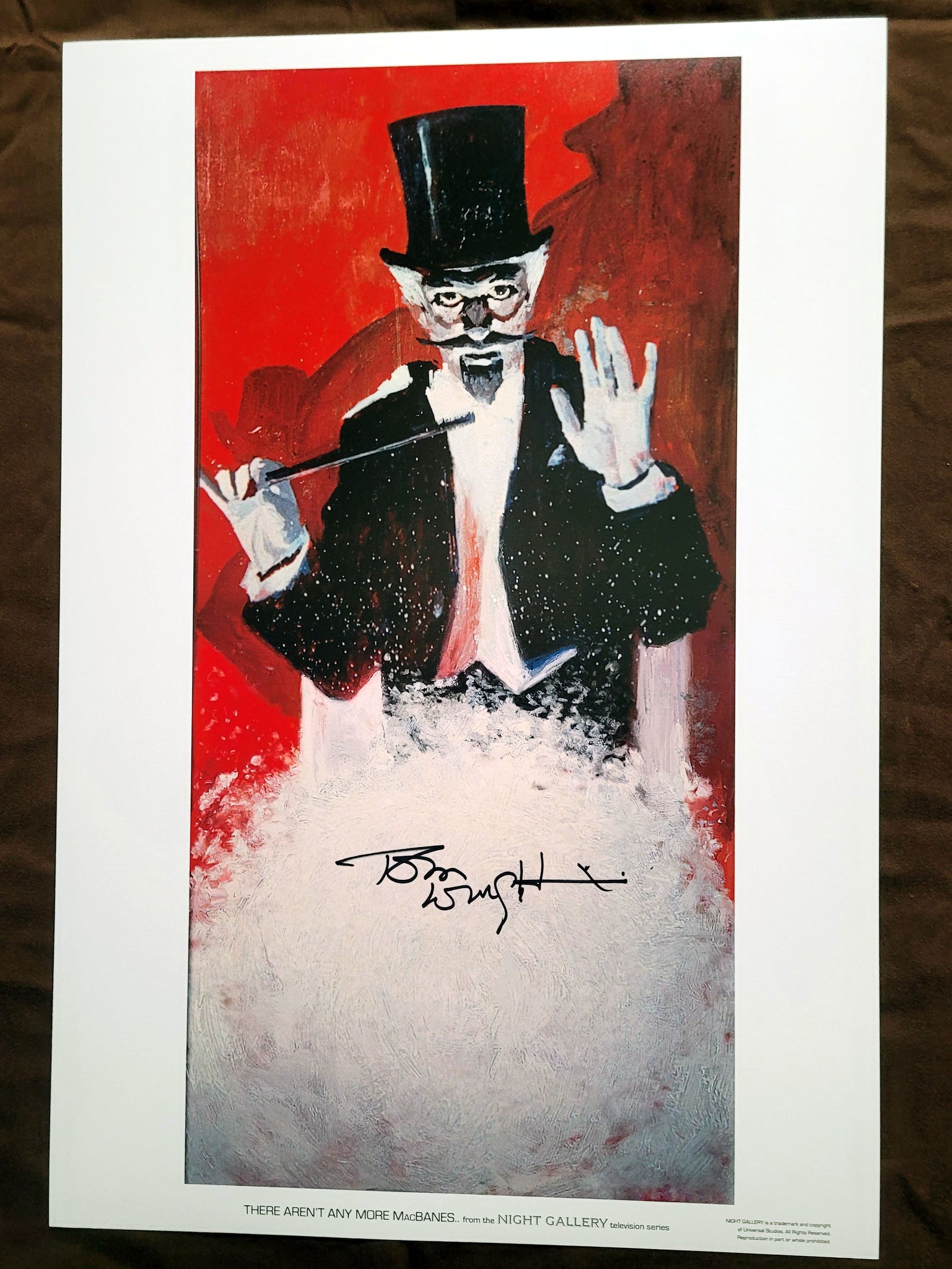 There Aren't Anymore MacBanes 13" x 19" Print Autographed by Night Gallery artist Tom Wright