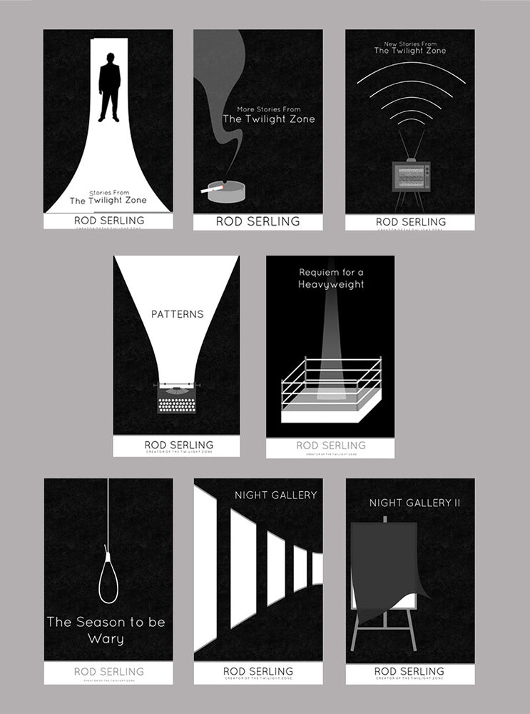 NIGHT GALLERY + TWILIGHT ZONE Postcard Set