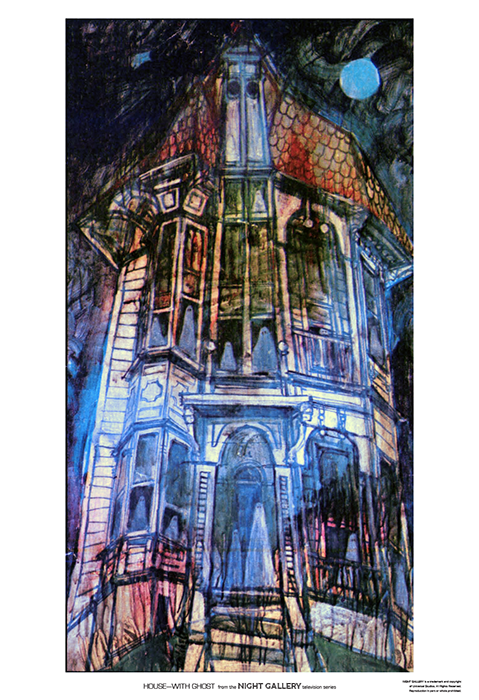 House - With Ghost – 13" x 19" Print