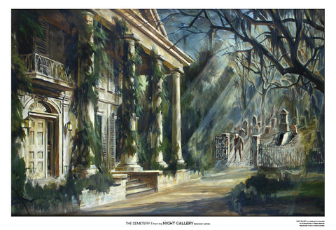 The Cemetery - Style B – 13" x 19" Print